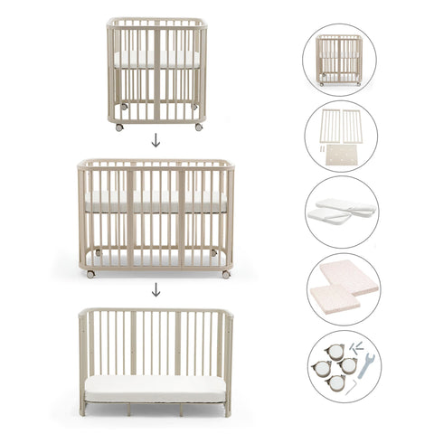 Pack Cuna Evolutiva 3 en 1 Stokke Nighti 60×120 cm