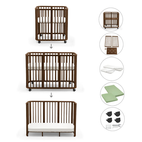 Pack Cuna Evolutiva 3 en 1 Stokke Nighti 60×120 cm