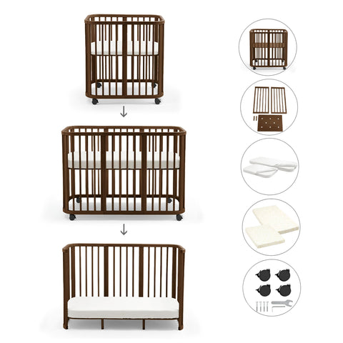 Pack Cuna Evolutiva 3 en 1 Stokke Nighti 60×120 cm