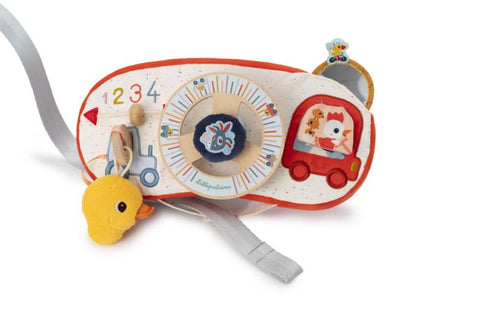 Panel de actividades para coche Granja Lilliputiens