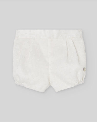 Conjunto de Blusa y Pantalón Corto Paz OI 26-27 - Paz Rodríguez - detalle de una de las piezas