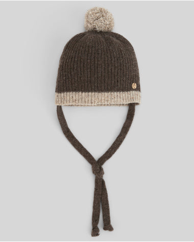 Conjunto de Gorro y Bufanda Noz - Paz Rodríguez - detalle de una de las piezas