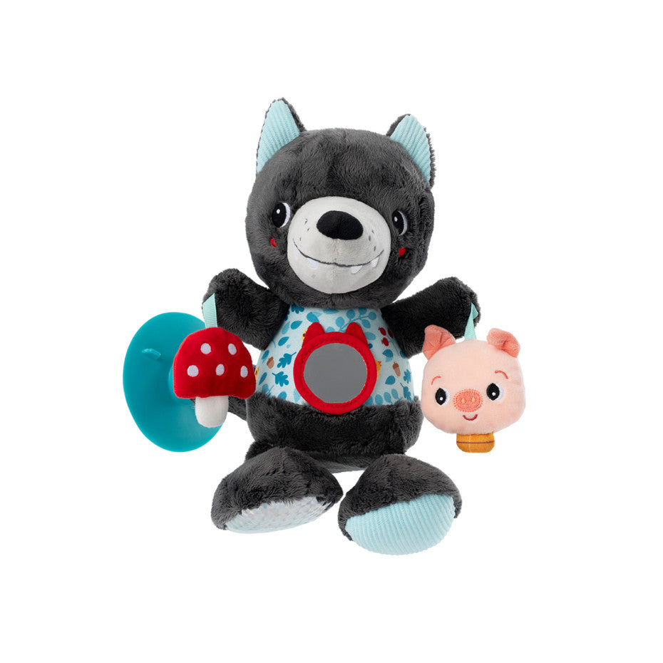 Peluche de actividades Nomad Louis el lobo Lilliputiens