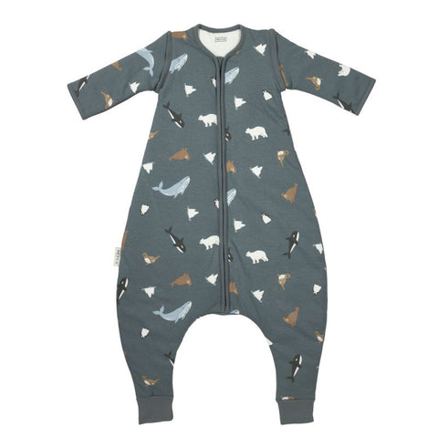 Pijama forrado Meyco Baby Arctic Multicolour TOG 2,5, vista frontal.