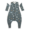 Pijama forrado Meyco Baby Arctic Multicolour TOG 2,5, vista con mangas desmontadas.