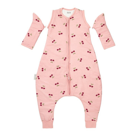 Pijama forrado Meyco Baby Cherry Soft Rose TOG 2,5, 80 cm, vista 2 de la galería oficial.