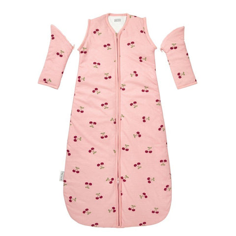 Saco de dormir Meyco Baby Cherry Soft Rose TOG 2,5, vista 2 de la galería oficial.