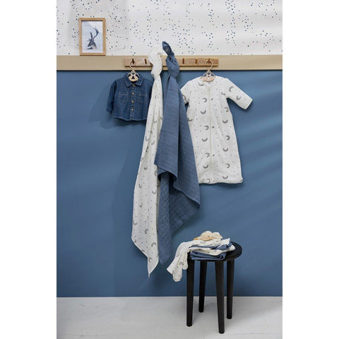 Saco de dormir Meyco Baby Moon Indigo TOG 2,5, 90 cm, vista 8 de la galería oficial.