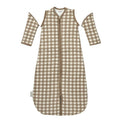 Saco de dormir Meyco Baby Vichy Square Dark Taupe TOG 2,5, vista 2 de la galería oficial.