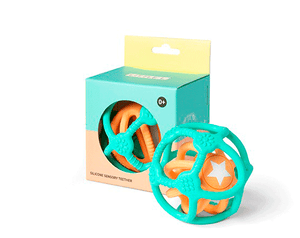 Set de 2 bolas sensoriales menta y naranja Little L