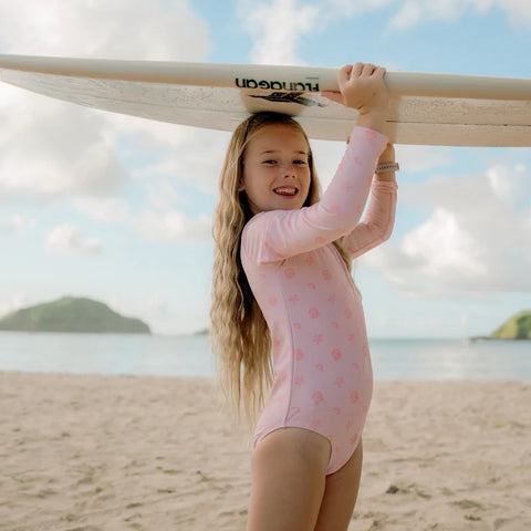 Bañador UV niña con mangas Swim Essentials