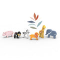 Animales del mundo África Speedy Monkey: figuras de madera