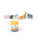 Animales del mundo África Speedy Monkey: figuras y tubo