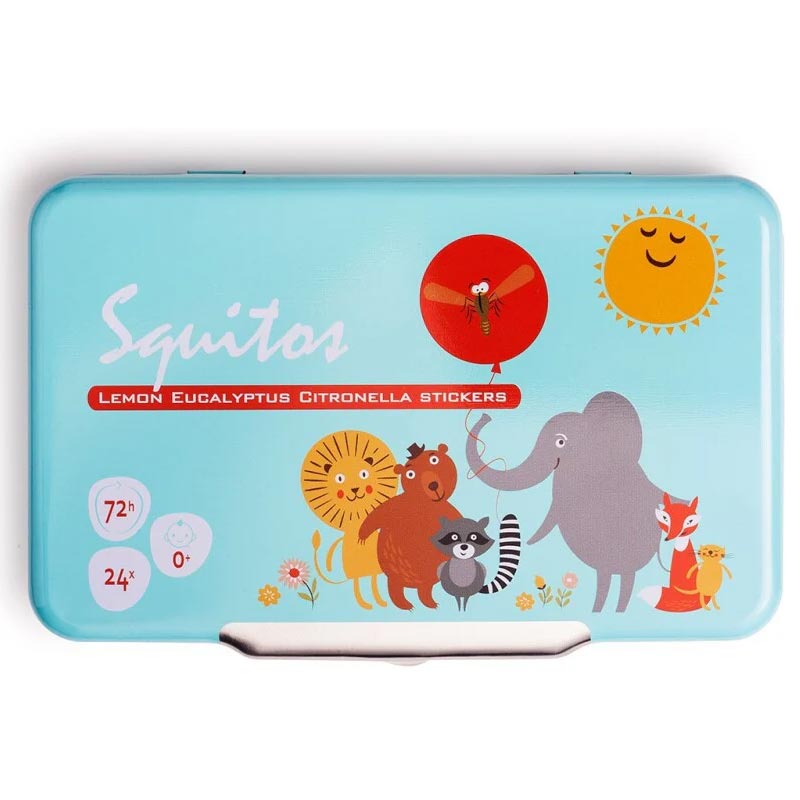 Parches Antimosquitos en caja de lata