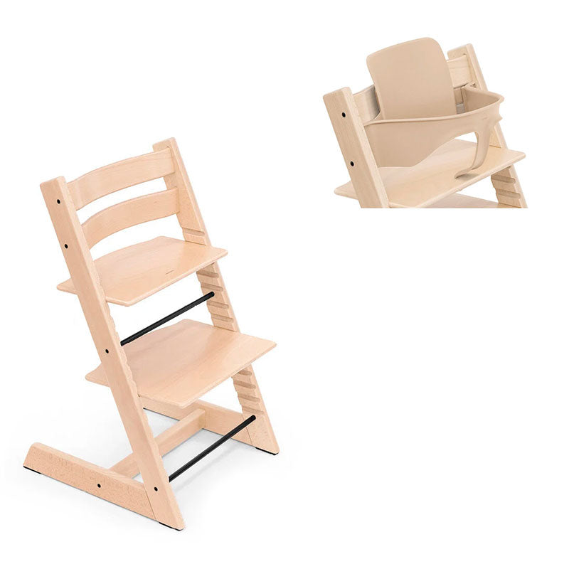 Pack de Trona (Beech) + Baby Set Stokke Tripp Trapp