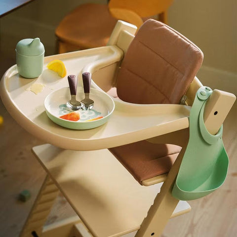 Pack Stokke Tripp Trapp Roble + Baby Set + Cojín