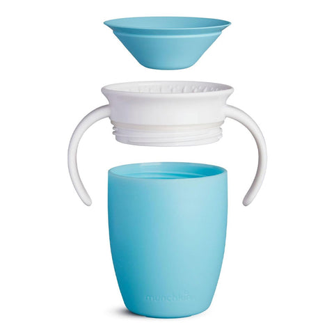 Taza Antigoteo Miracle 360º con Asas y Tapa 200 ml Munchkin