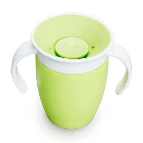Taza Antigoteo Miracle 360º con Asas y Tapa 200 ml Munchkin