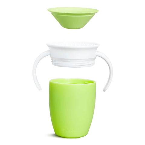 Taza Antigoteo Miracle 360º con Asas y Tapa 200 ml Munchkin