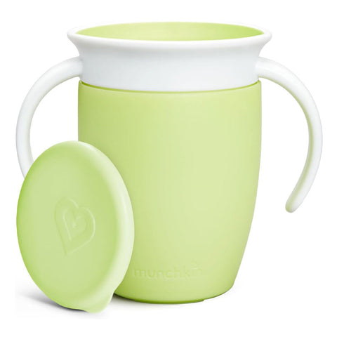 Taza Antigoteo Miracle 360º con Asas y Tapa 200 ml Munchkin