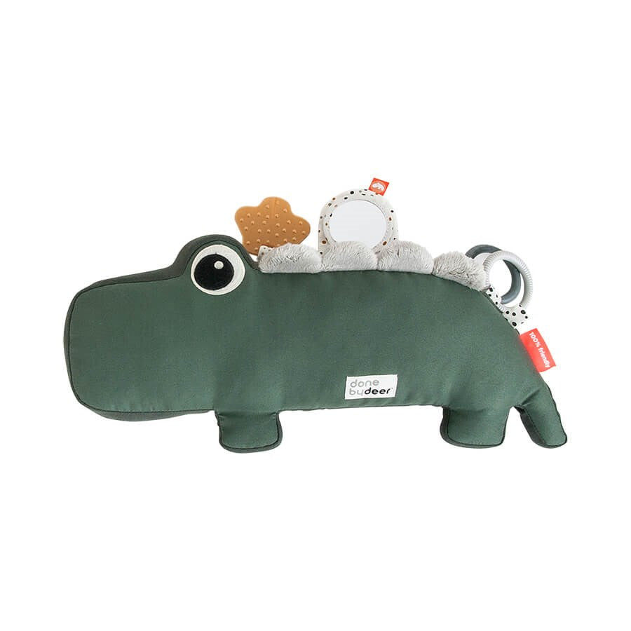 Peluche de actividades sensoriales "Croco" Done by Deer