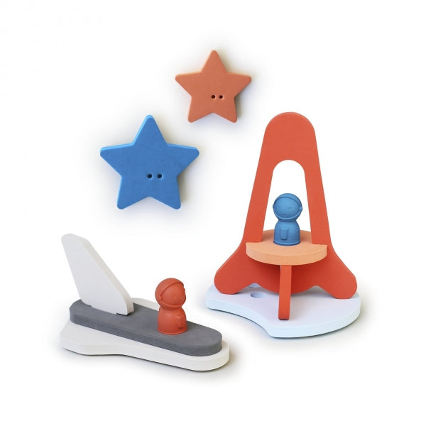 Puzzle de baño ida y vuelta a la luna Quut