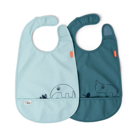 Babero con velcro paquete de 2 Deer Friends Done by Deer