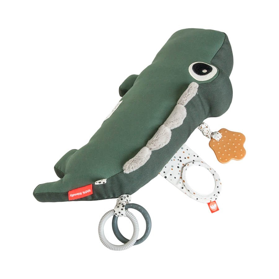 Peluche de actividades sensoriales "Croco" Done by Deer