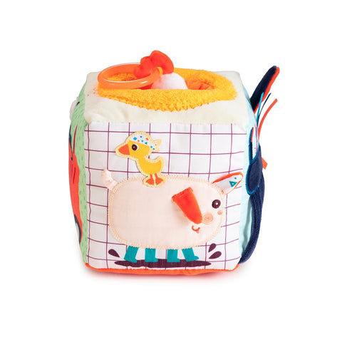 Cubo de actividades con sonidos granja Lilliputiens