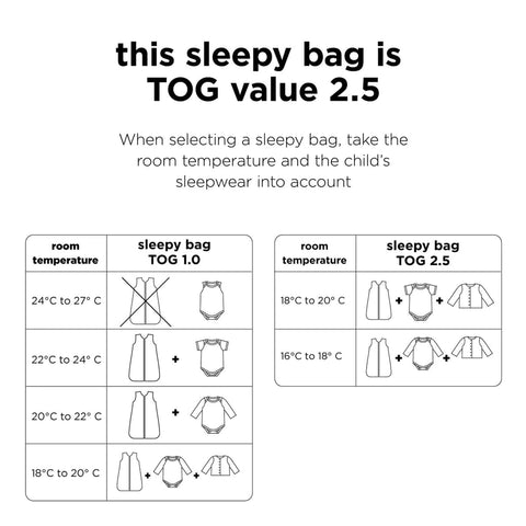 Saco de Dormir 90 cm - TOG 2.5 - Lalee