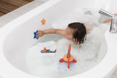 Puzzle de baño ida y vuelta a la luna Quut