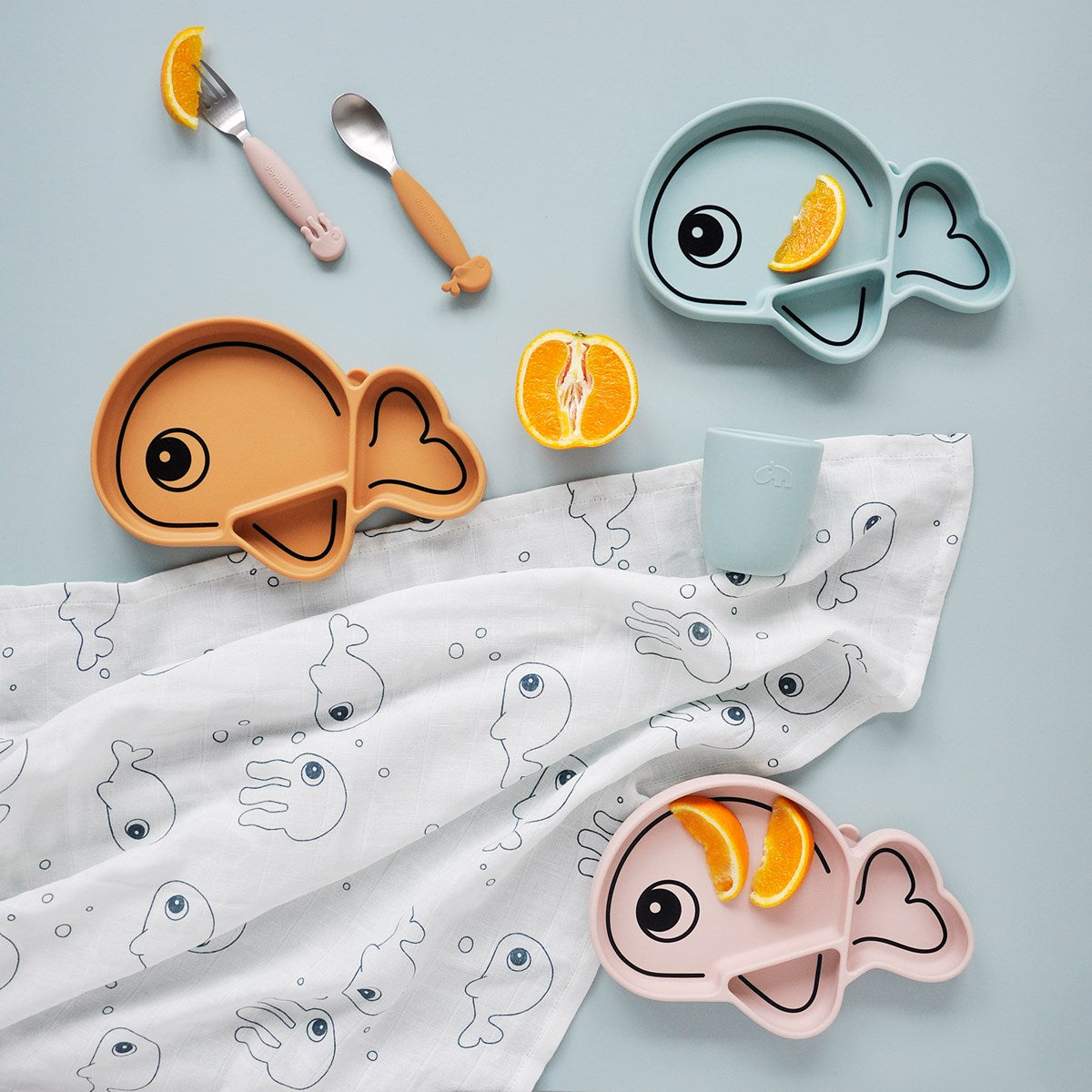 Plato de Silicona Stick & Stay Wally