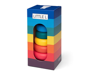 Torre Apilable Gatos Colores Brillantes Little L