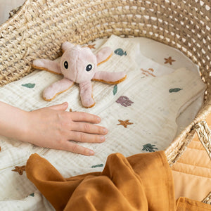 Saco de Dormir TOG 1.0 GOTS Amigos del Mar Beige 90 cm