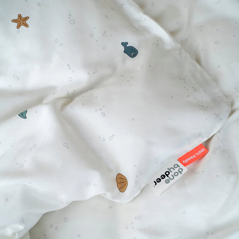 Ropa de Cama Bebé - Amigos del Mar - Beige
