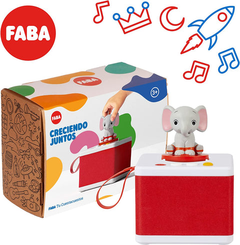 Altavoz cuentacuentos blanco Faba