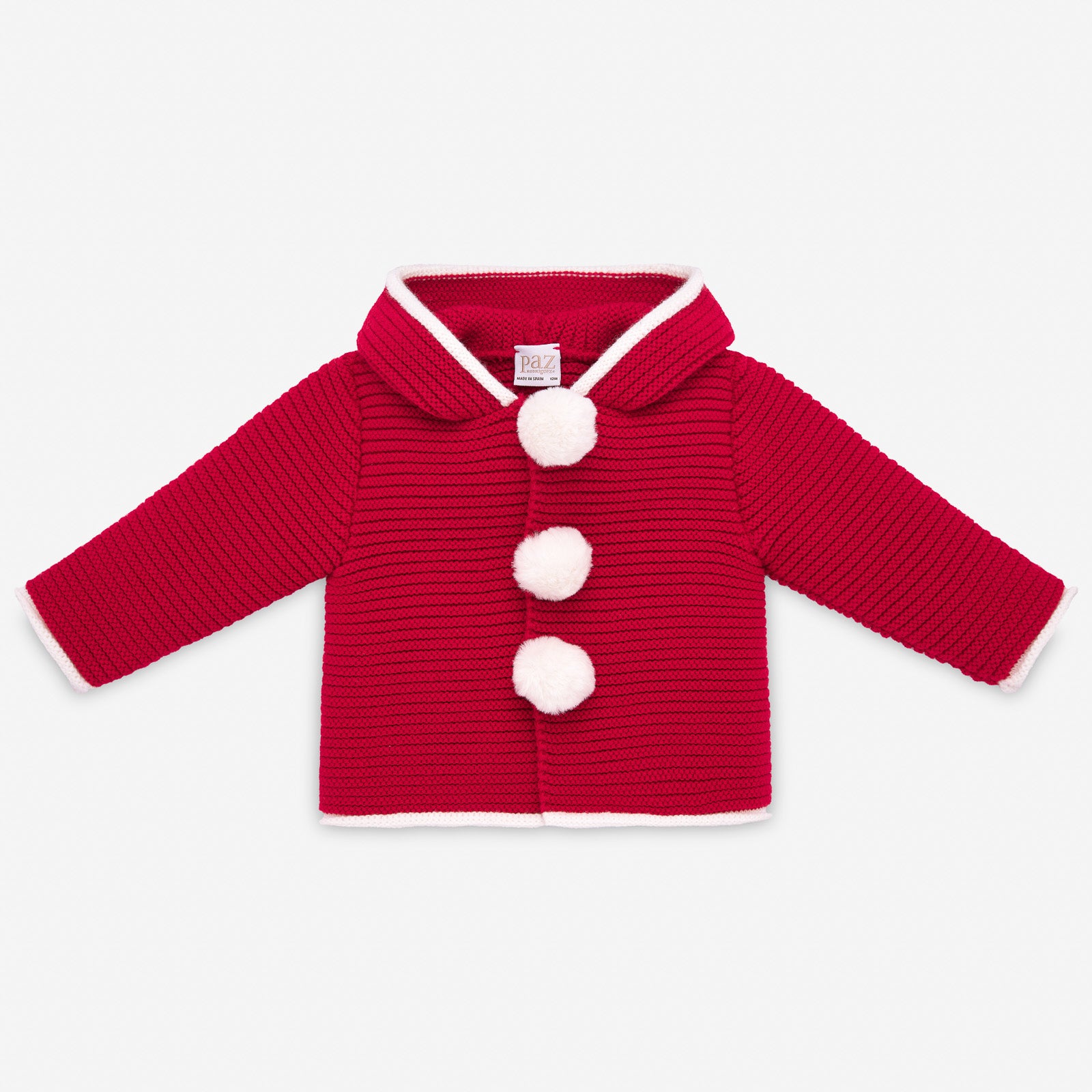 Chaquetón Punto Con Pompones Esencial