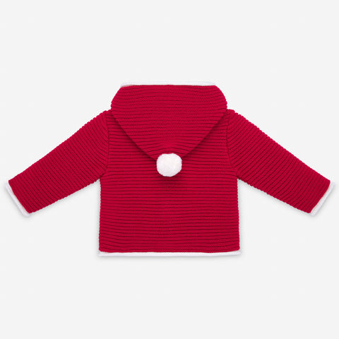 Chaquetón Punto Con Pompones Esencial