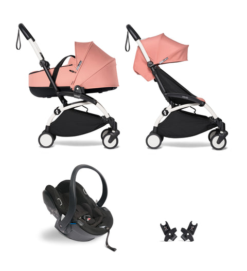 Pack Carrito Stokke YOYO3 Bassinet Duo +  Cybex Cloud T I-Size (Comfort) + Adaptadores Stokke YOYO