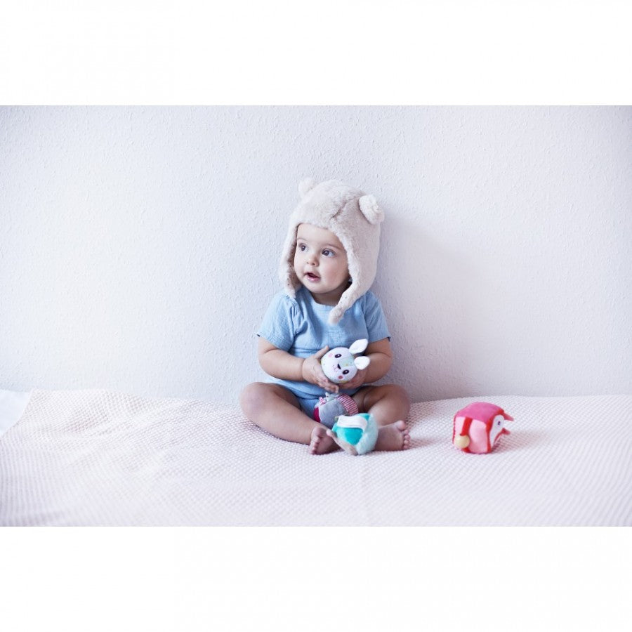 Set de 4 sonajeros del bosque Lilliputiens