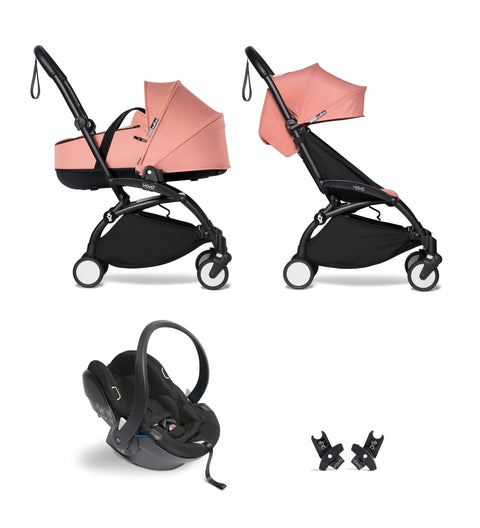 Pack Carrito Stokke YOYO3 Bassinet Duo +  Cybex Cloud T I-Size (Comfort) + Adaptadores Stokke YOYO
