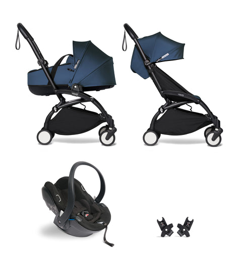Pack Carrito Stokke YOYO3 Bassinet Duo +  Cybex Cloud T I-Size (Comfort) + Adaptadores Stokke YOYO