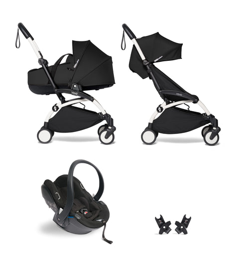 Pack Carrito Stokke YOYO3 Bassinet Duo +  Cybex Cloud T I-Size (Comfort) + Adaptadores Stokke YOYO